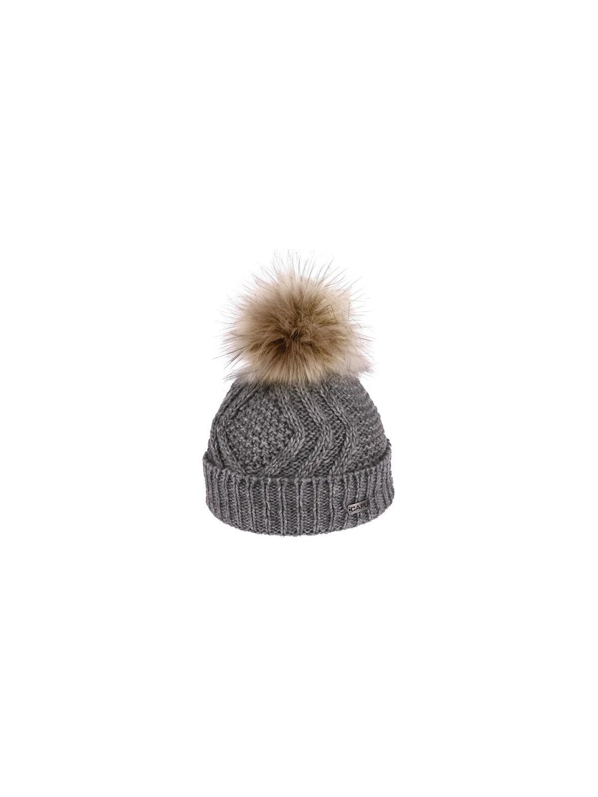 CAPU Cappello invernale marrone da donna