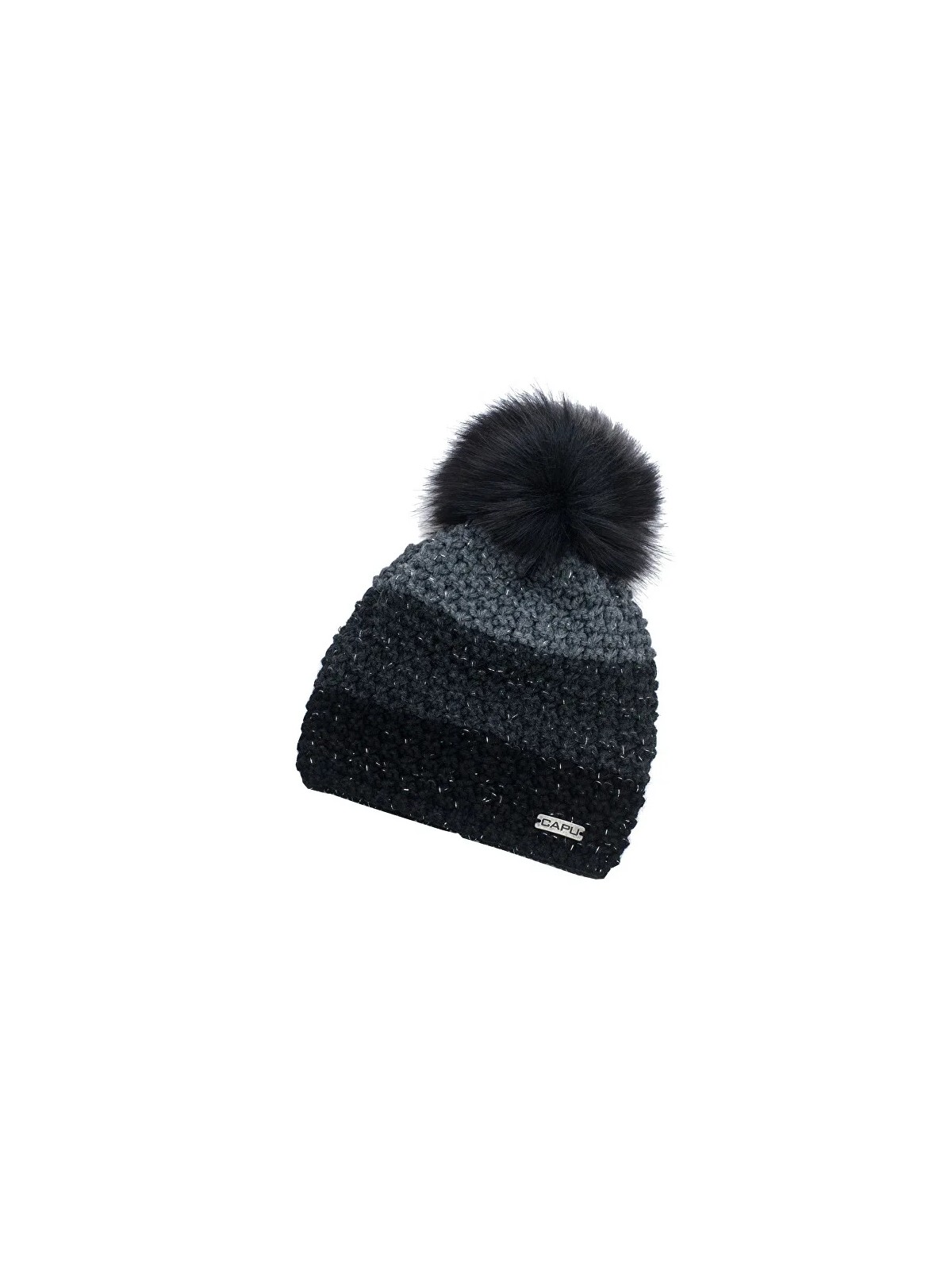 CAPU Cappello invernale grigio da donna