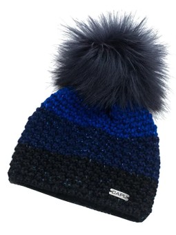 CAPU Cappello invernale blu da donna