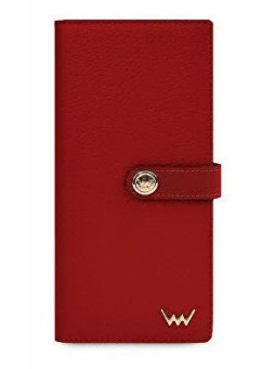 Vuch Portafoglio da donna in pelle Verdi Rosso da donna
