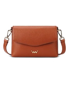 Vuch Borsa a Tracolla Leyra in Pelle Marrone