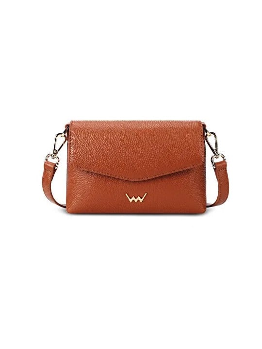 Vuch Borsa a Tracolla Leyra in Pelle Marrone
