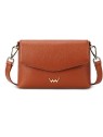 Vuch Borsa a Tracolla Leyra in Pelle Marrone