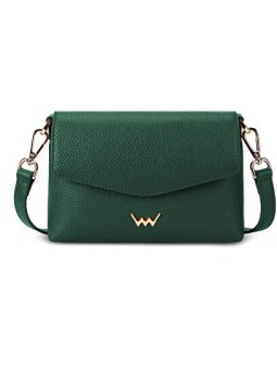 Vuch Borsa a tracolla Leyra Green in pelle