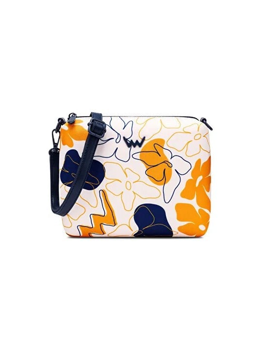 Borsa Nuria Flowers Apricot - Eleganza e Stile