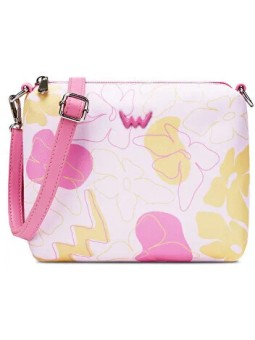 Vuch Borsa a tracolla Nuria Flowers Line Rosa