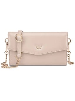 Vuch Portafoglio a Tracolla Bessy Beige