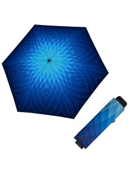 Doppler Ombrello Carbonsteel Mini Slim Fusion Blu Donna