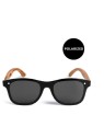 Occhiali da sole polarizzati Relish Black unisex di Vuch