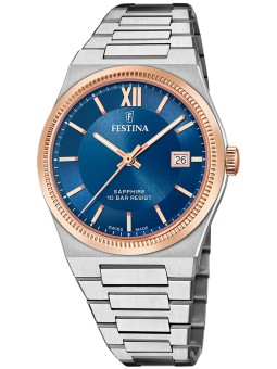orologio uomo Festina F20036/2 Mens Watch Swiss Made Rivé 40mm 10ATM