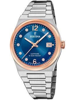 orologio donna Festina F20037/2 Ladies Watch Swiss Made Rivé 35mm 10ATM