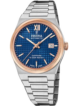 orologio uomo Festina F20030/2 Mens Watch Swiss Made Rivé Automatic 40mm 10ATM