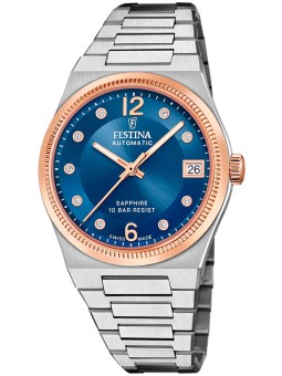 orologio donna Festina F20031/2 Ladies Watch Swiss Made Rivé Automatic 35mm 10ATM