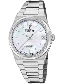 orologio donna Festina F20029/1 Ladies Watch Swiss Made Rivé Automatic 35mm 10ATM