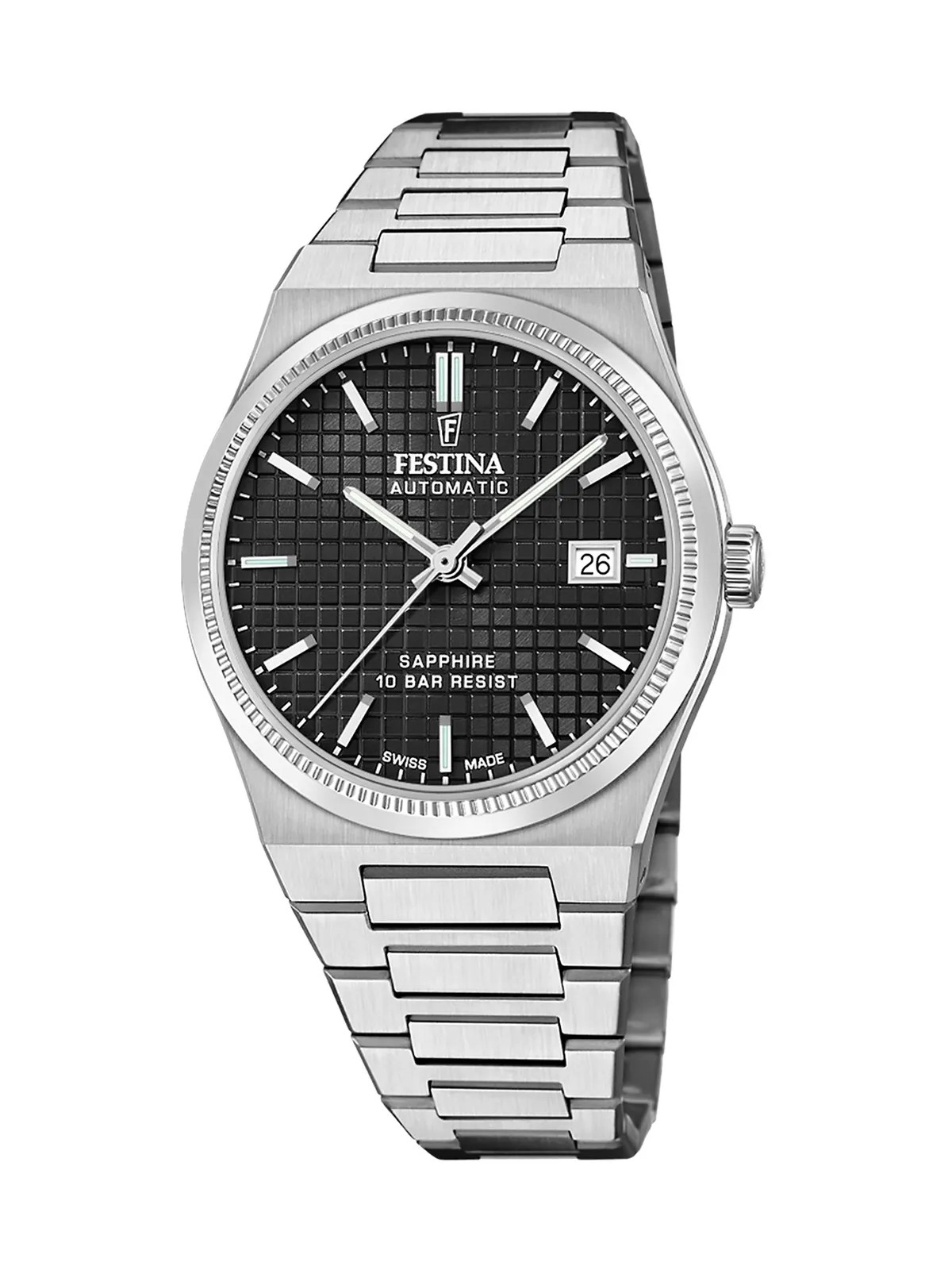 orologio uomo Festina F20028/3 Mens Watch Swiss Made Rivé Automatic 40mm 10ATM