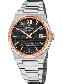 orologio uomo Festina F20030/3 Mens Watch Swiss Made Rivé Automatic 40mm 10ATM