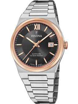 orologio uomo Festina F20036/3 Mens Watch Swiss Made Rivé 40mm 10ATM