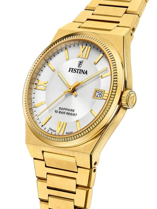 orologio uomo Festina F20038/1 Mens Watch Swiss Made Rivé 40mm 10ATM