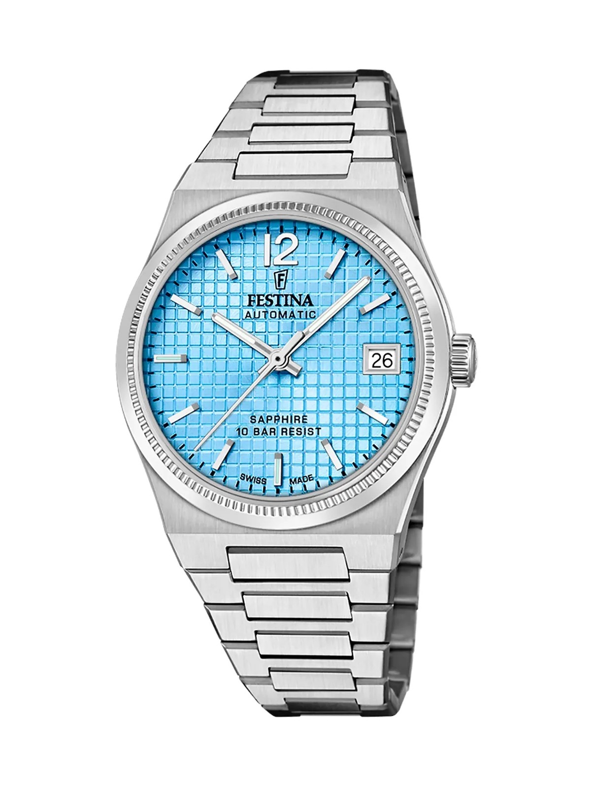 orologio donna Festina F20029/2 Ladies Watch Swiss Made Rivé Automatic 35mm 10ATM