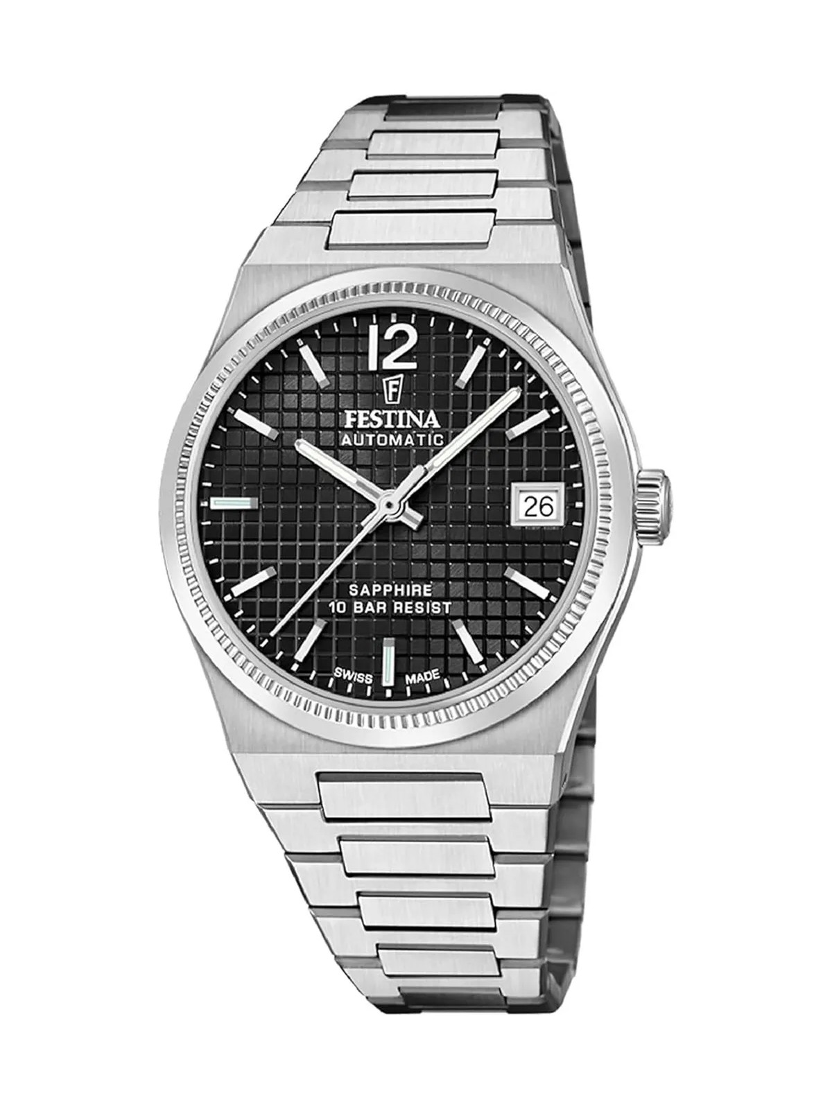 orologio donna Festina F20029/6 Ladies Watch Swiss Made Rivé Automatic 35mm 10ATM