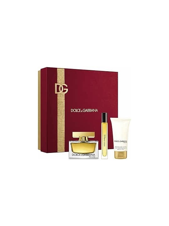 Dolce Gabbana The One Gift set eau de parfum 75 ml, body lotion 50 ml and miniature eau de parfum 10 ml donna 75ml Dolce Gabbana