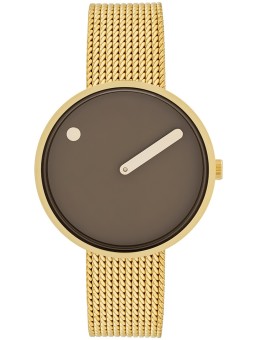 Picto 34001-0914G Mocha Brown 34mm 5ATM