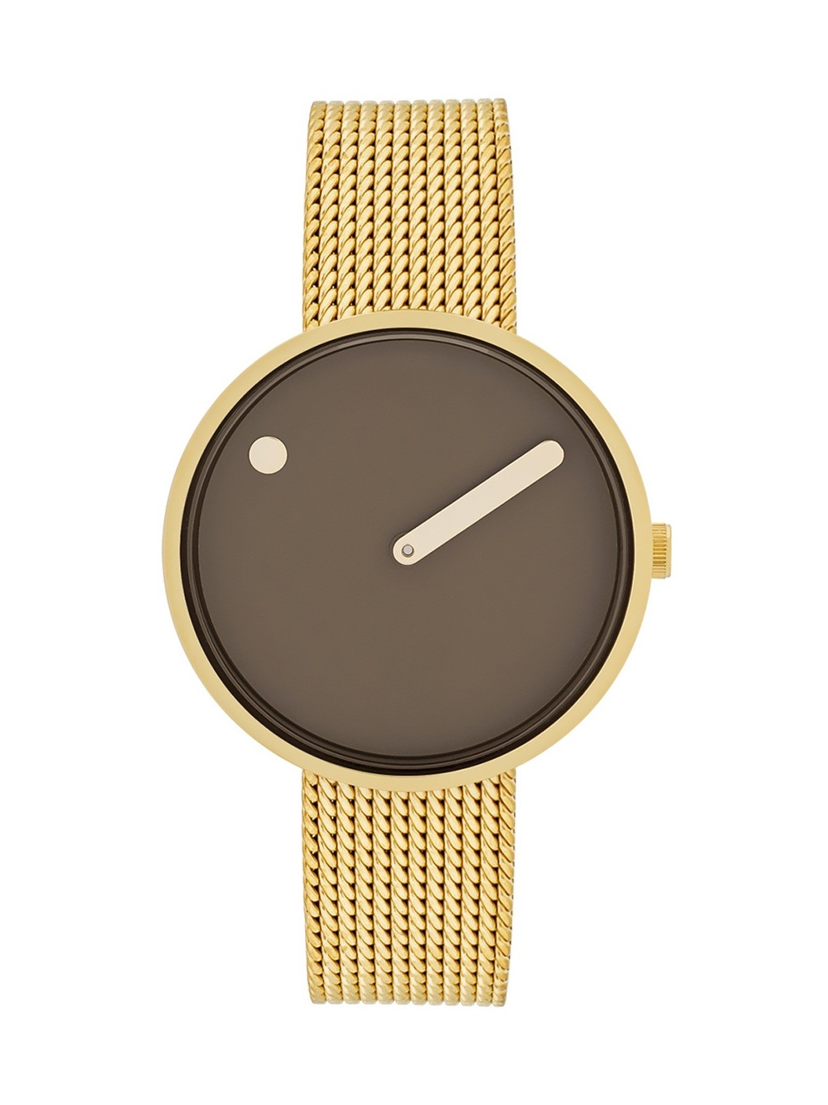 Picto 34001-0914G Mocha Brown 34mm 5ATM
