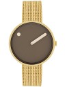 Picto 34001-0914G Mocha Brown 34mm 5ATM