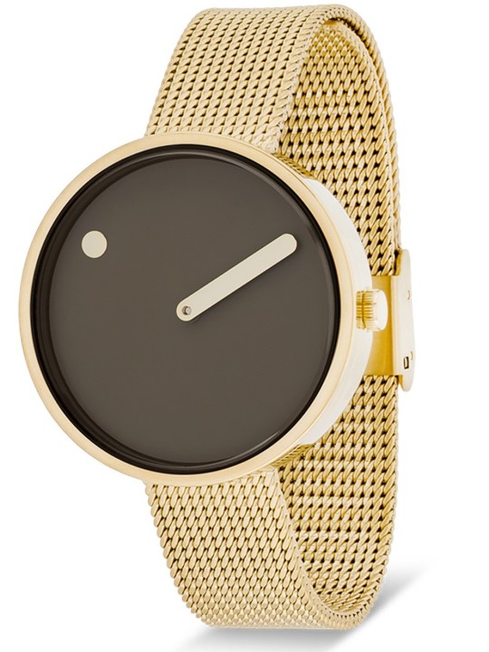 Picto 34001-0914G Mocha Brown 34mm 5ATM