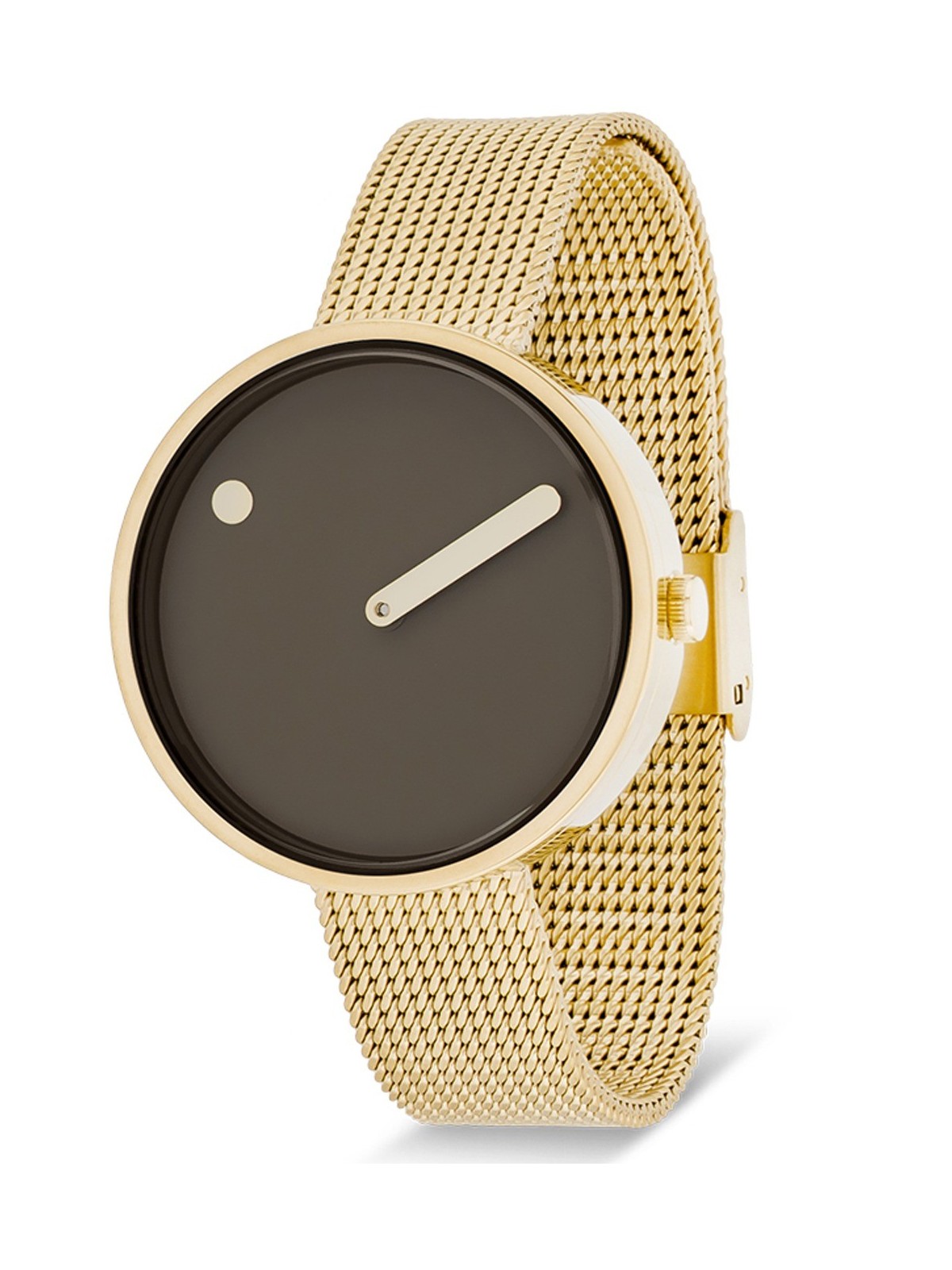 Picto 34001-0914G Mocha Brown 34mm 5ATM