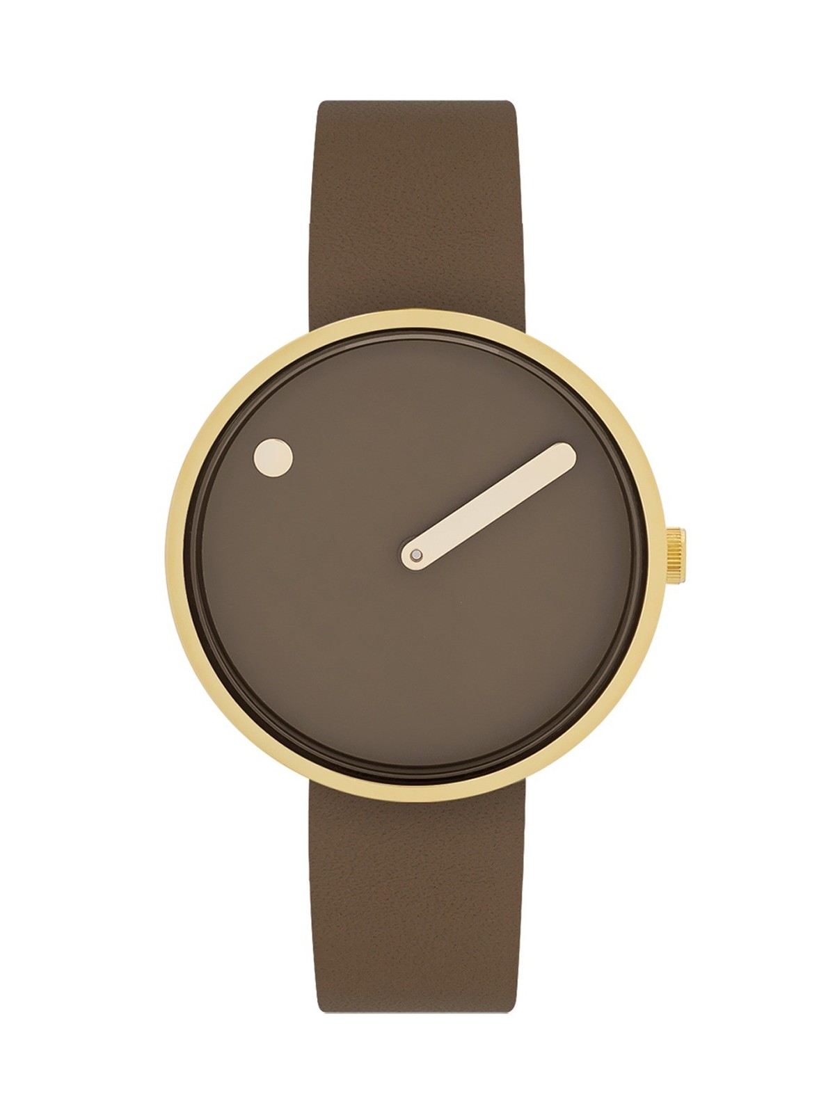Picto 34001-4614G Mocha Brown 34mm 5ATM