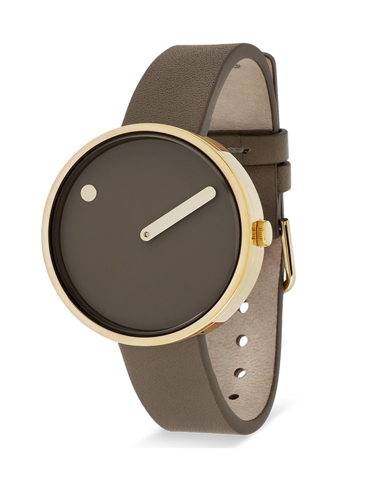 Picto 34001-4614G Mocha Brown 34mm 5ATM