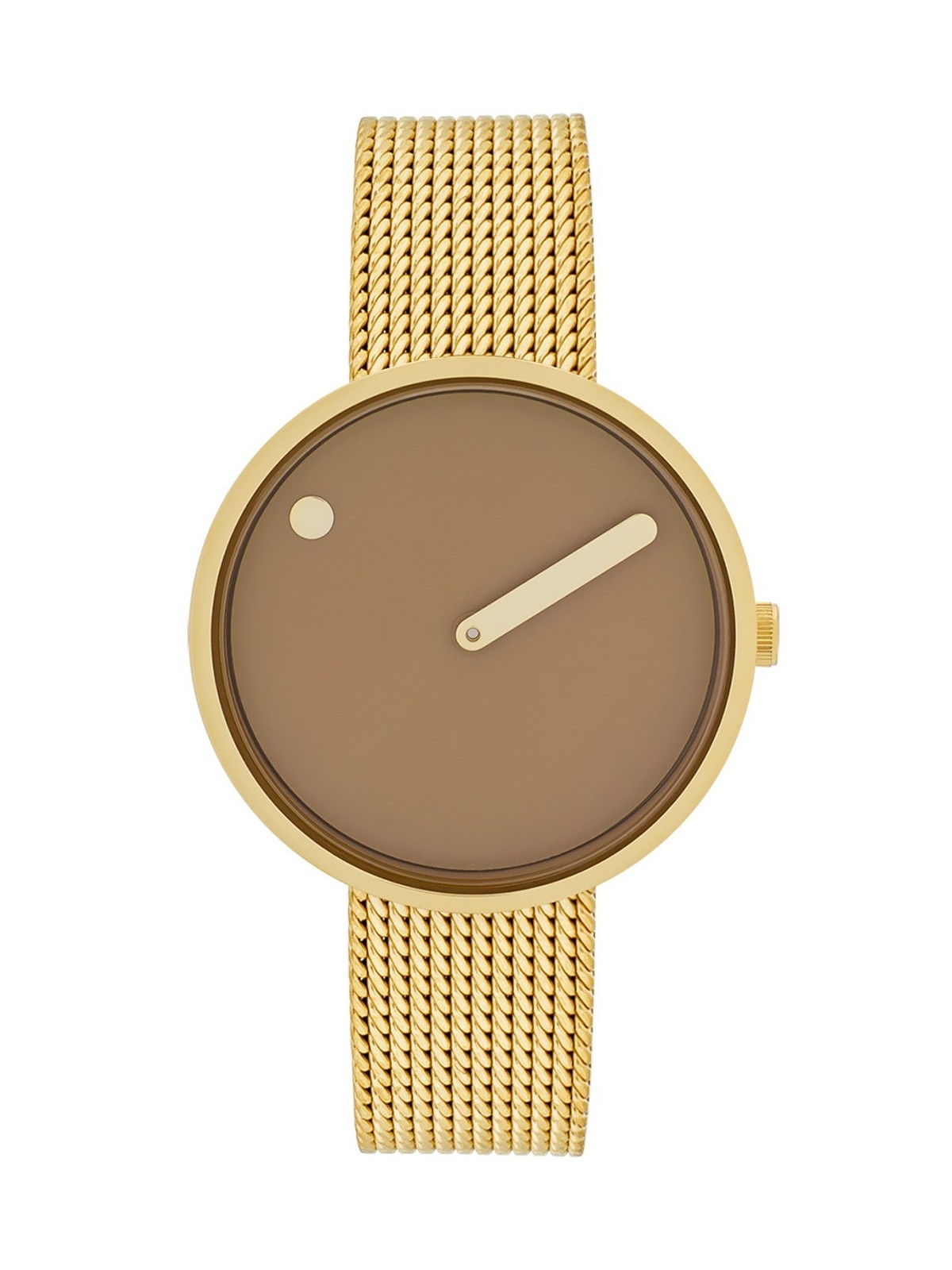 Picto 34002-0914G Cappuccino Brown 34mm 5ATM