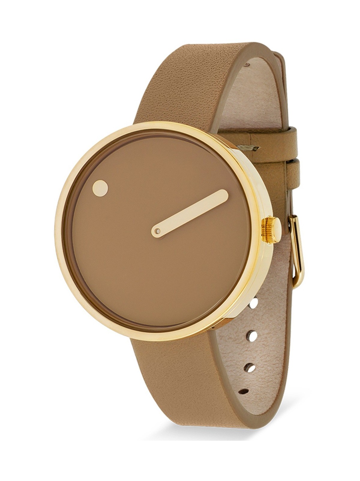 Picto 34002-4814G Cappuccino Brown 34mm 5ATM