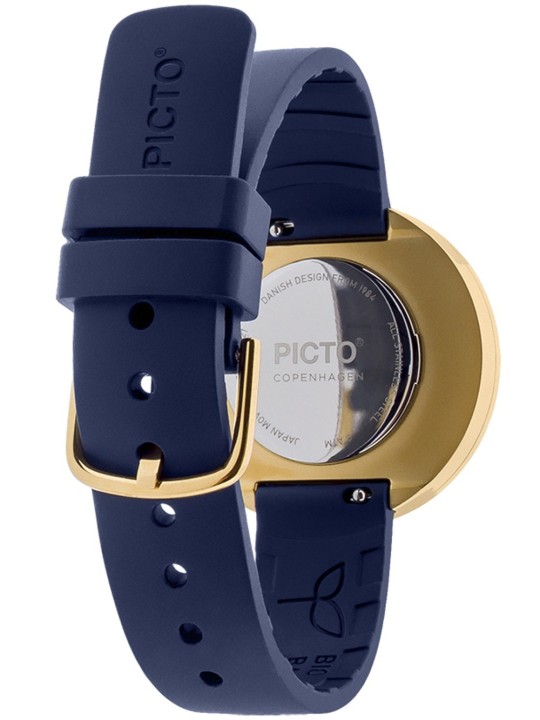 Picto 34018-0514G Unisex Midnight Blue Bio Based 34mm 5ATM