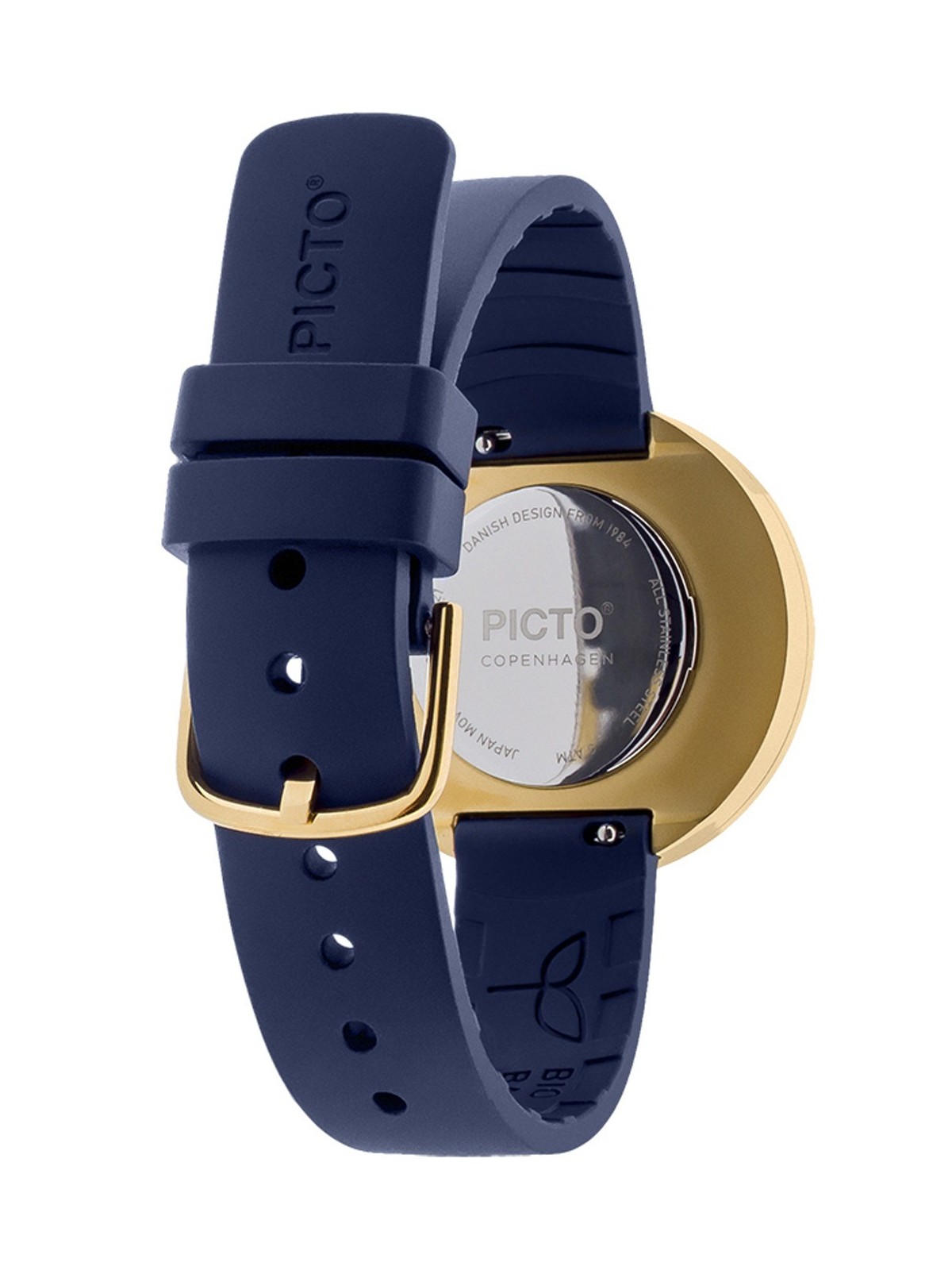 Picto 34018-0514G Unisex Midnight Blue Bio Based 34mm 5ATM