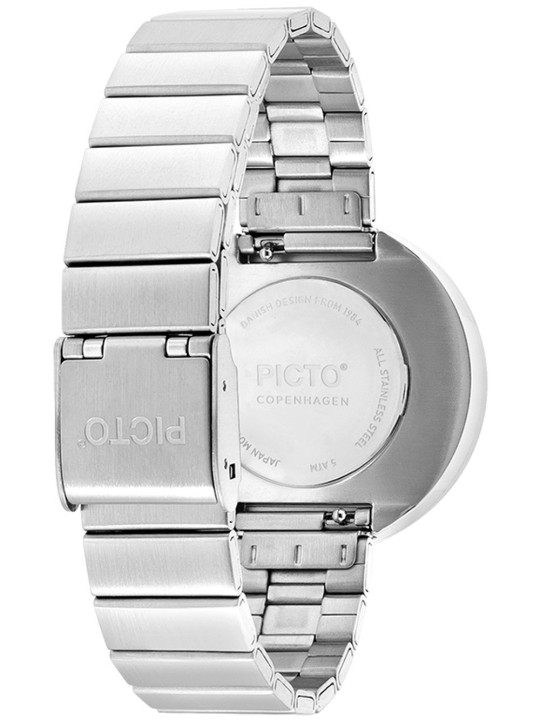 Picto 34070-2814 Brushed Steel 34mm 5ATM