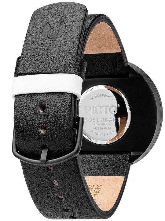 Picto 34079-4114B Unisex White 34mm 5ATM