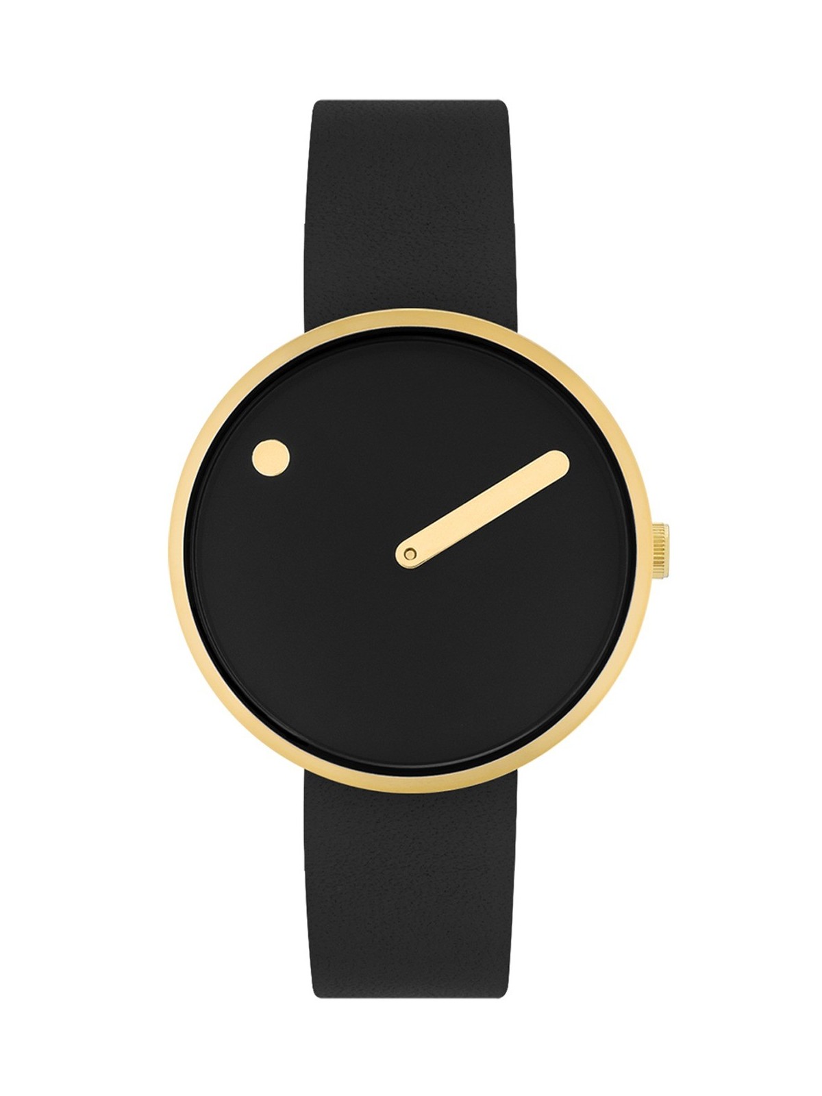 Picto 34087-0114G Unisex Black Bio Based 34mm 5ATM