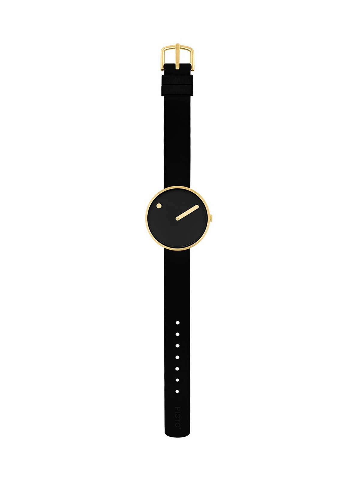 Picto 34087-0114G Unisex Black Bio Based 34mm 5ATM