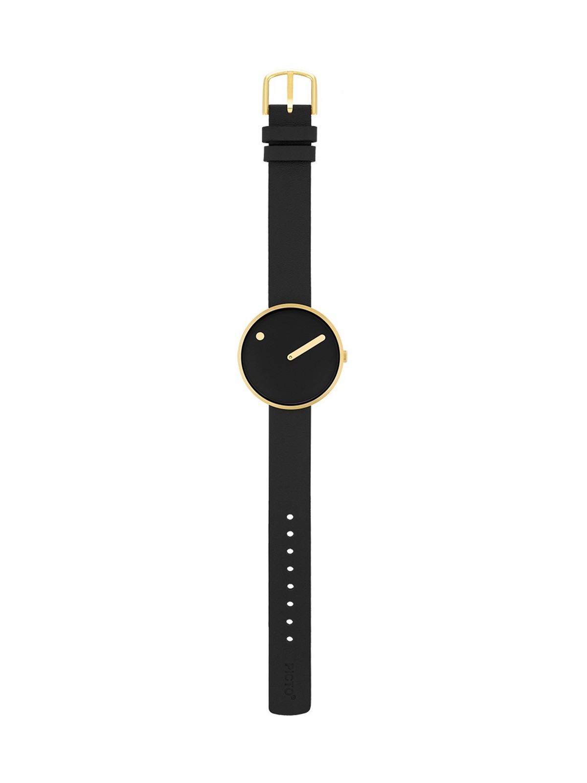 Picto 34087-4114G Unisex Black 34mm 5ATM