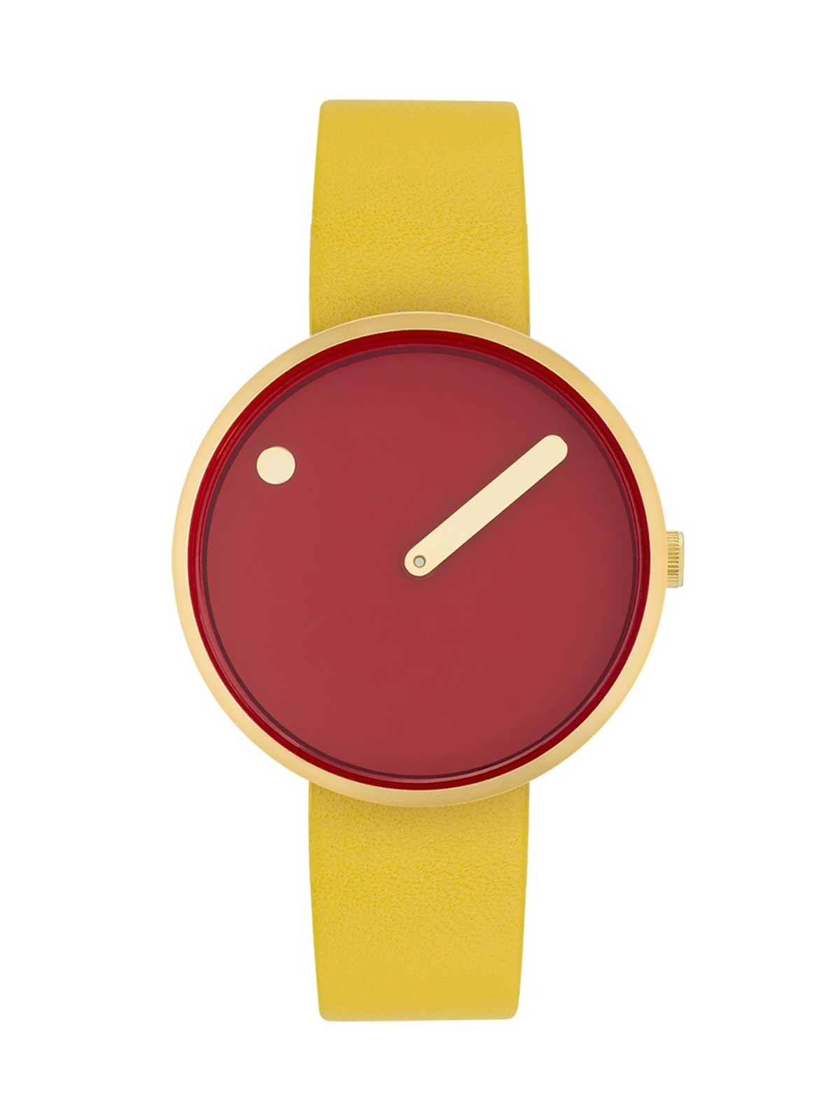 Picto 34097-6114G Unisex Cinnamon Red 34mm 5ATM