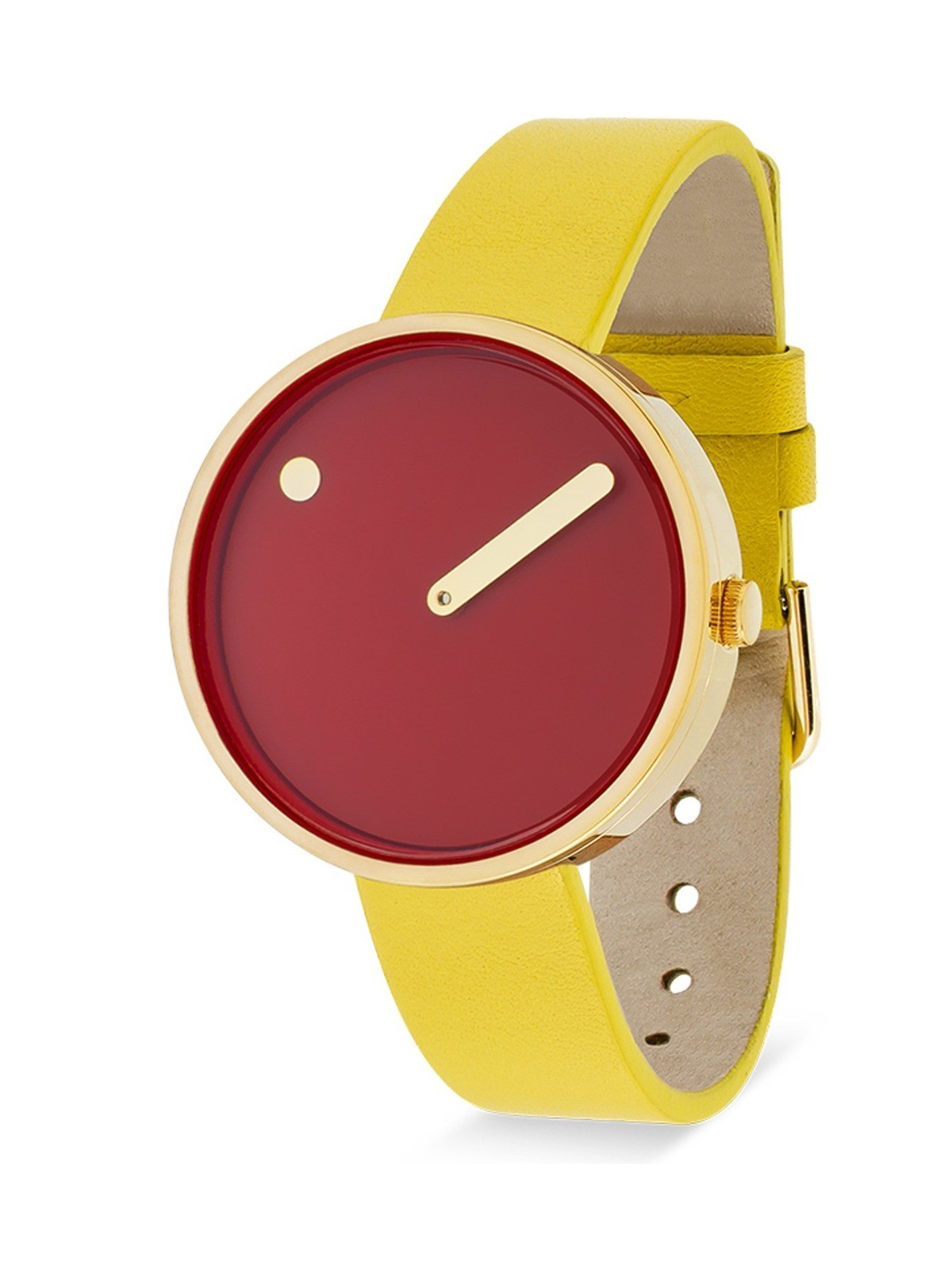 Picto 34097-6114G Unisex Cinnamon Red 34mm 5ATM