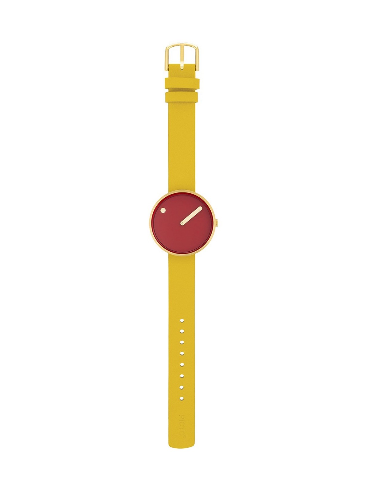 Picto 34097-6114G Unisex Cinnamon Red 34mm 5ATM