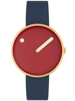 Picto 34097-6714G Unisex Cinnamon Red 34mm 5ATM