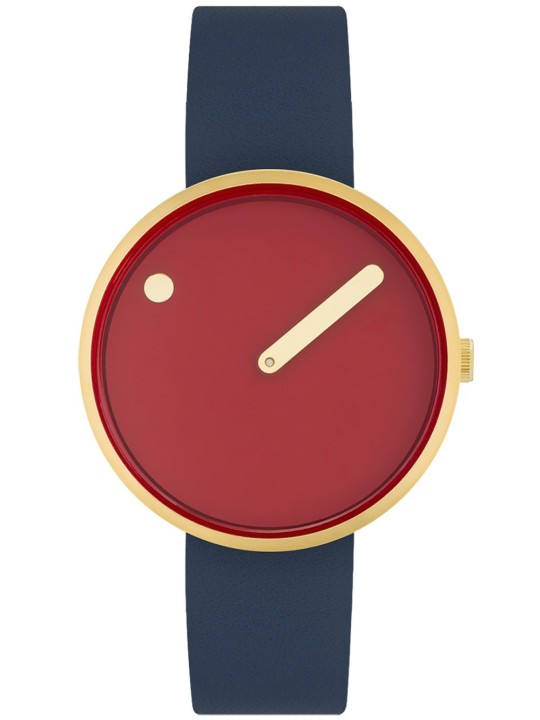 Picto 34097-6714G Unisex Cinnamon Red 34mm 5ATM