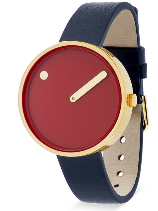 Picto 34097-6714G Unisex Cinnamon Red 34mm 5ATM