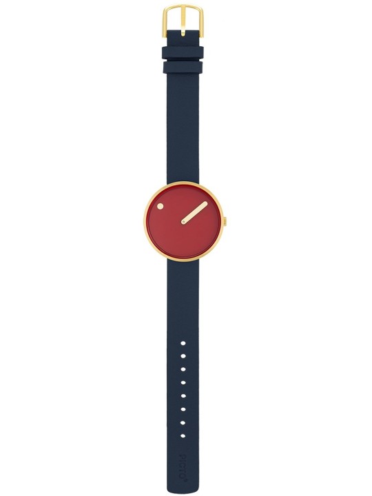 Picto 34097-6714G Unisex Cinnamon Red 34mm 5ATM