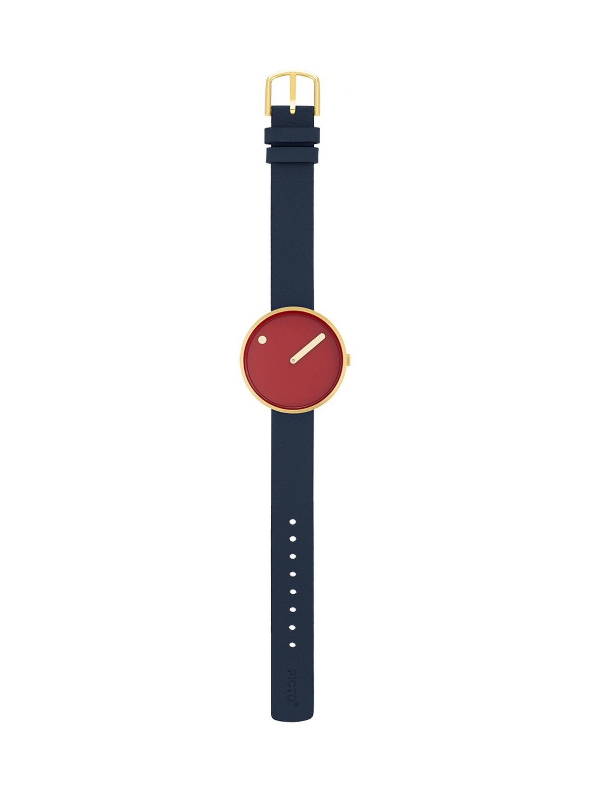 Picto 34097-6714G Unisex Cinnamon Red 34mm 5ATM
