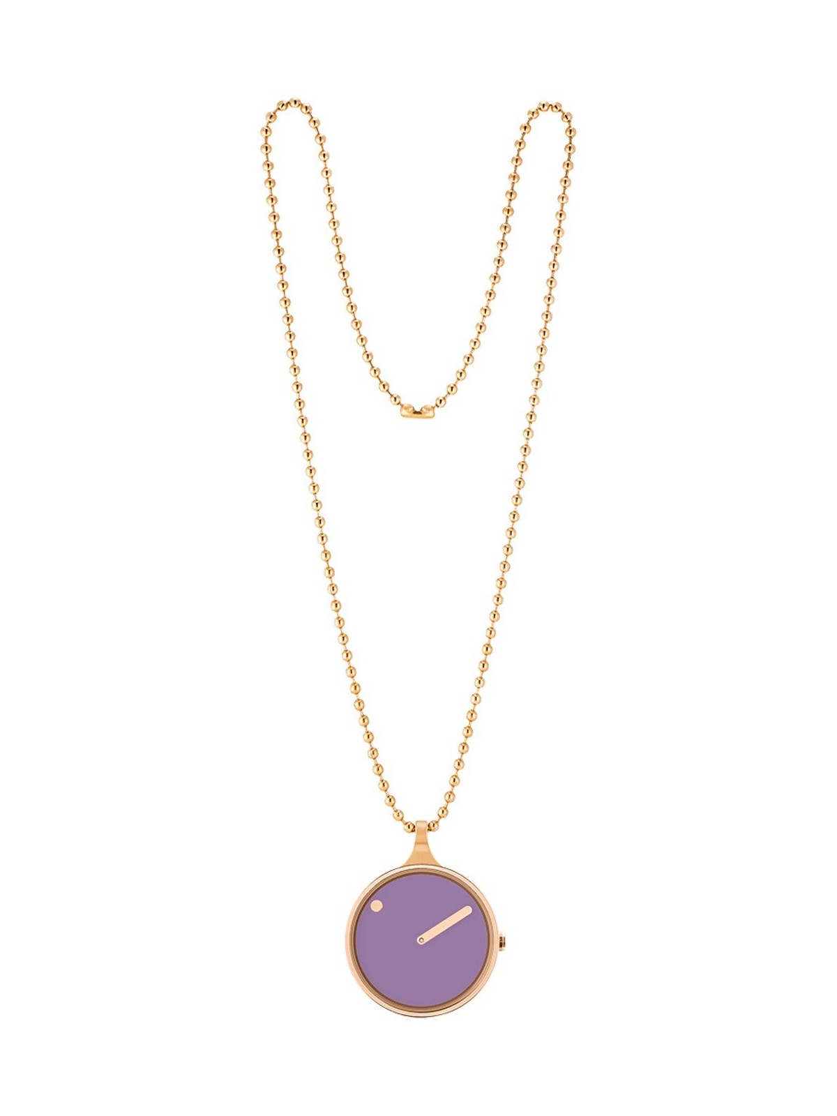 Picto 43303-9012R Ladies Watch Violet Glow Necklace 30mm 5ATM